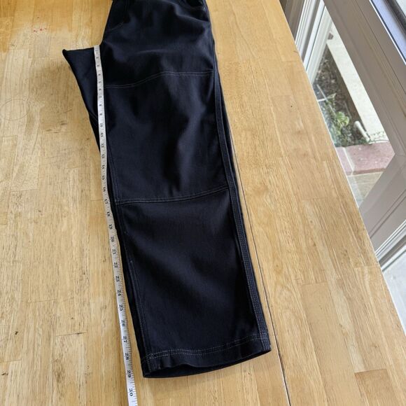 Without Walls UO Belted Hiking Pants Cotton Black Mens Medium Relaxed PRISTINE - Picture 8 of 13